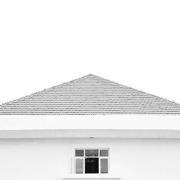 Photo white roof against sky