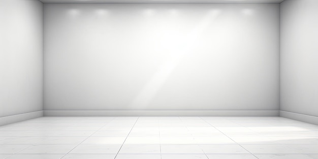 White room with spotlight and textured background