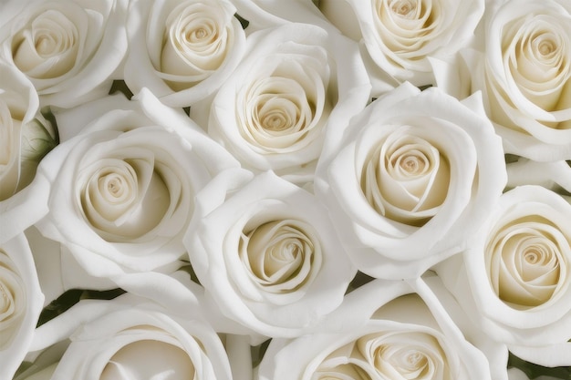 white roses background