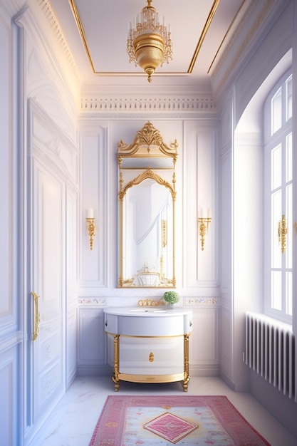 white royal interior home bright