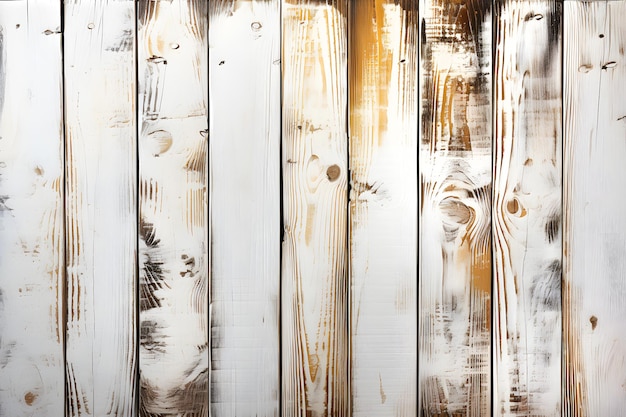 Белая деревянная текстура, выветренный древесный фон.