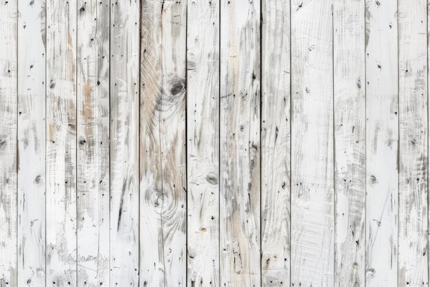 White rustic wood wall texture background