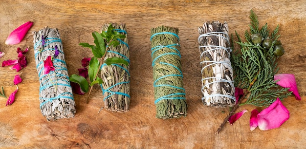 White sage incense group