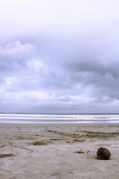 white sand on the beach