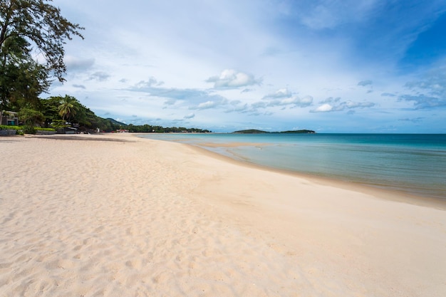 White sand at Chaweng Beach Koh Samui Thailand