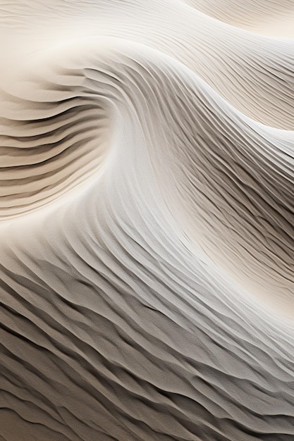 White sand dunes in the desert Abstract background for design