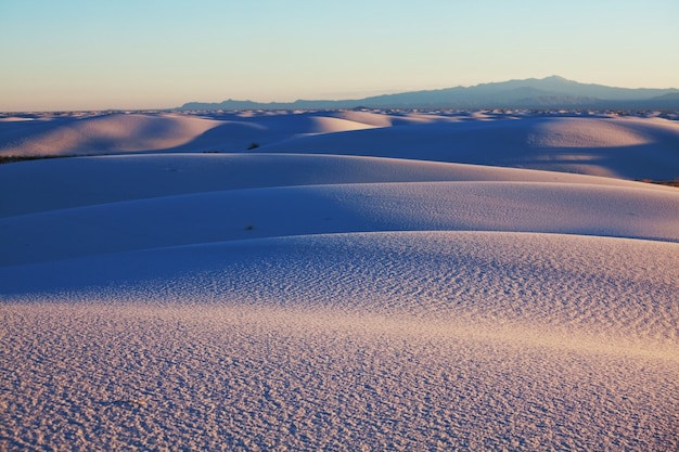 White Sands Dunes  in New Mexico, USA