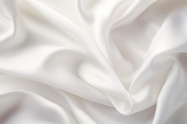 Photo white satin charmeuse fabric texture