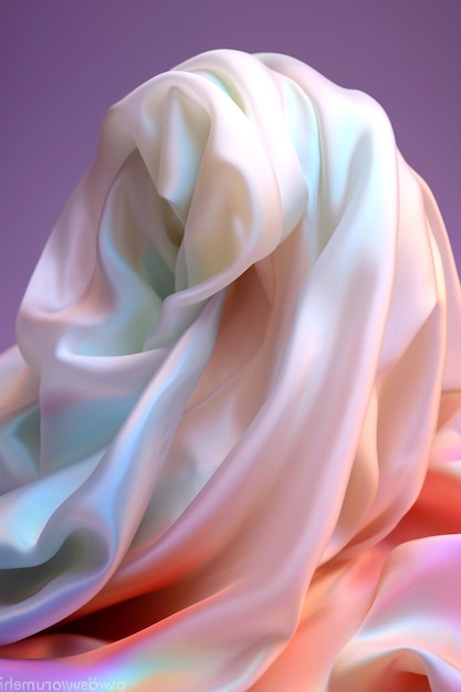 white satin cloth photo