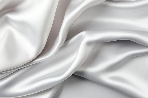 a white satin fabric with a white satin background