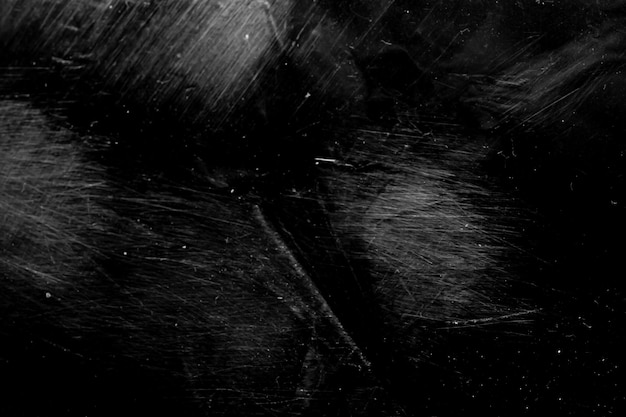 White scratches with scuffs isolated on black