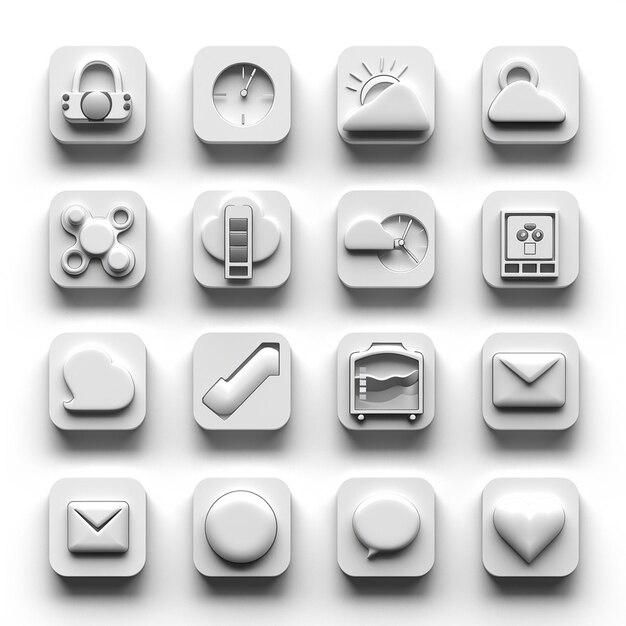 a white screen with a black and white icon that says mailbox