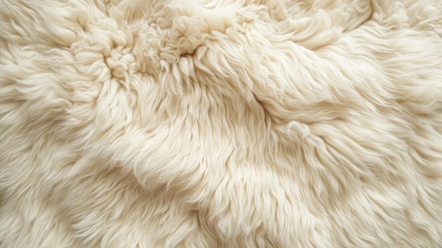 white sheep fur closeup texture