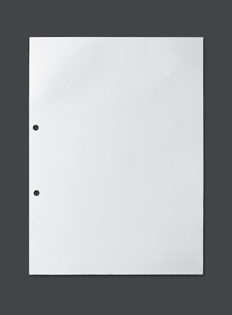 White sheet of paper texture for background with clipping path.