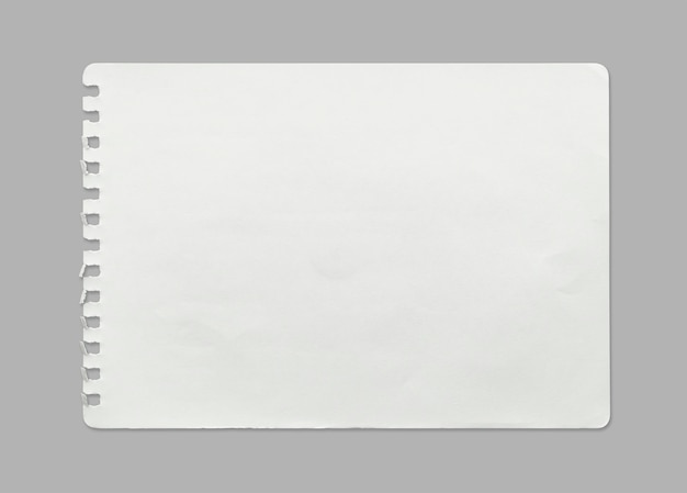 White sheet of paper texture for background with clipping path.