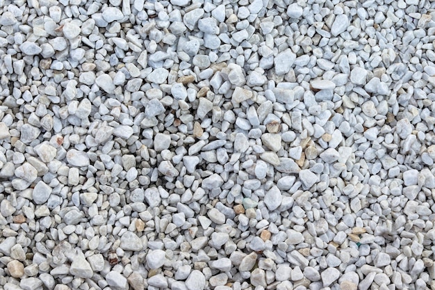 White shingle pebbles suitable for a textured background