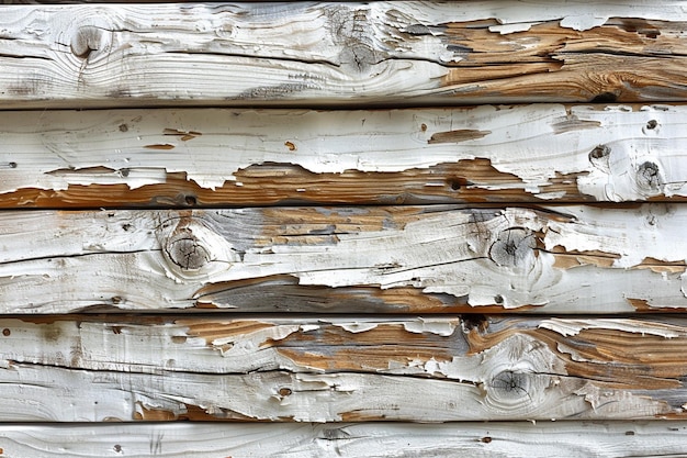 White Shiplap Wood Texture Background