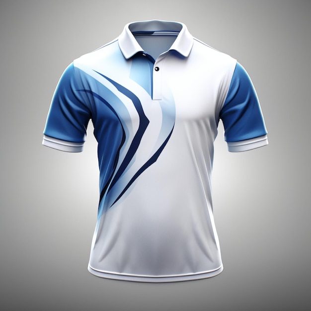 White shirt sport jersey design