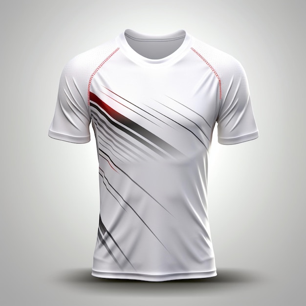 white shirt sport jersey design