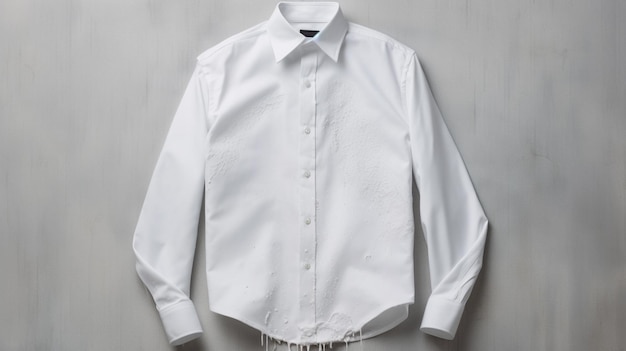 White shirt stain