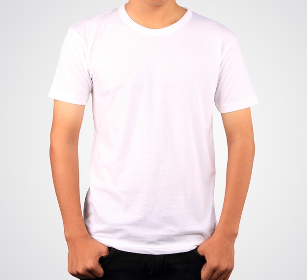 white shirt template