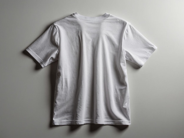 Photo a white shirt with a white collar that says  t - shirt