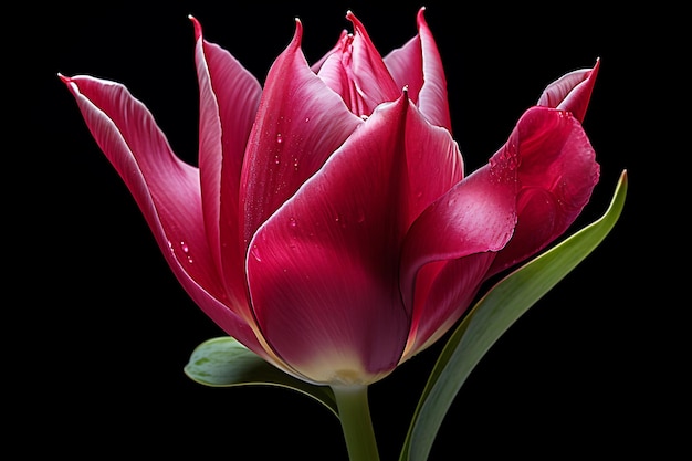 White siam tulip blooming