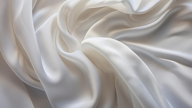 White silk fabric background white fabric material wallpaper