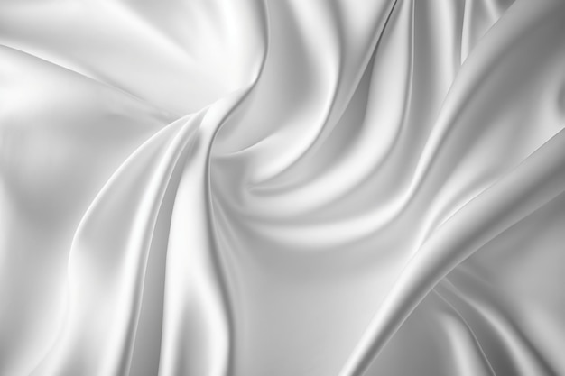 White silk fabric background