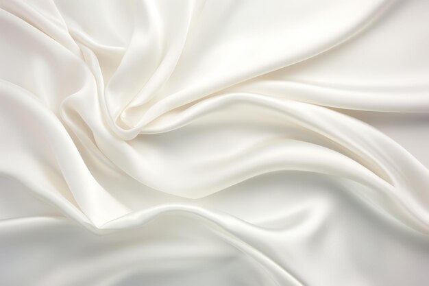 Premium AI Image | White silk texture background