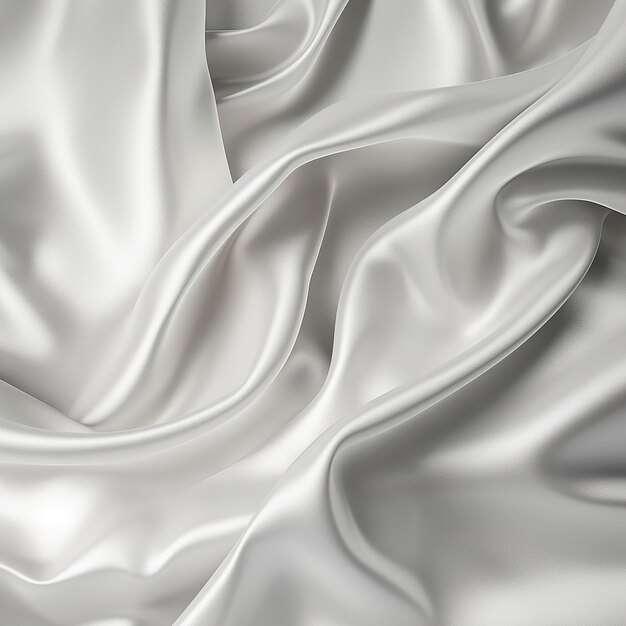 White silk texture elegant background ai generated