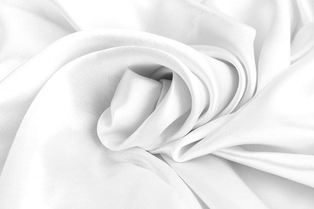 White silk texture luxurious satin 