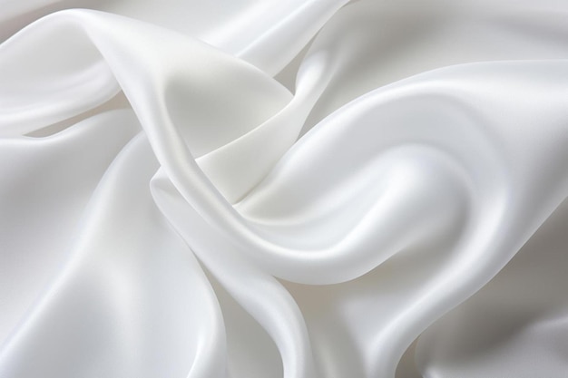 white silk in a white background with a white texture.