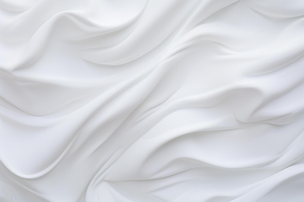 White silk with a white background that has a white texture.