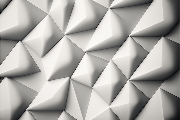 a white and silver background with a white polygon that has been designed to look like a diamond.