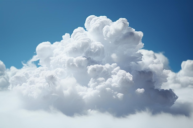 Фото Белое облако, летящее вблизи нейтральный фон естественный свет белый фон стиль фильма