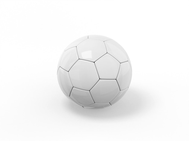 Sfera bianca a un colore su sfondo bianco monocromatico oggetto di design minimalista icona di rendering 3d elemento di interfaccia ui ux