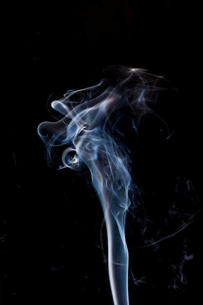 White smoke movement.