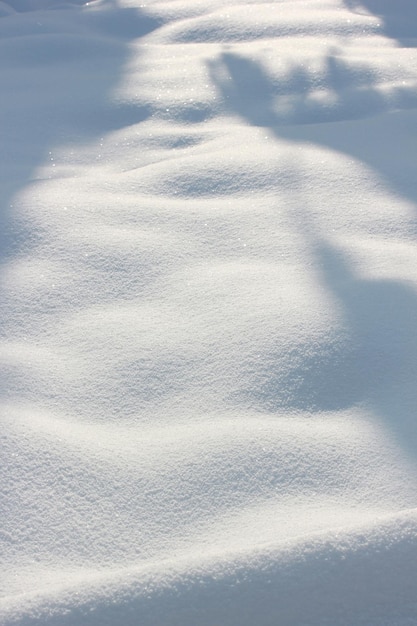 白い雪の背景の抽象的なテクスチャ