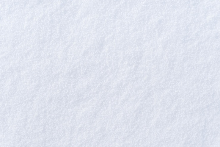 White snow background