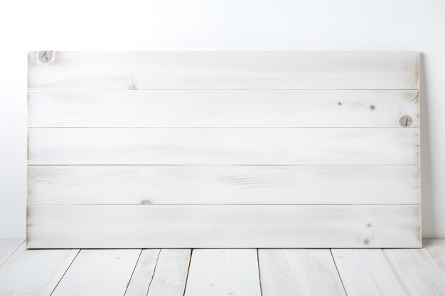 Photo white snow covered empty christmas wooden sign on white background