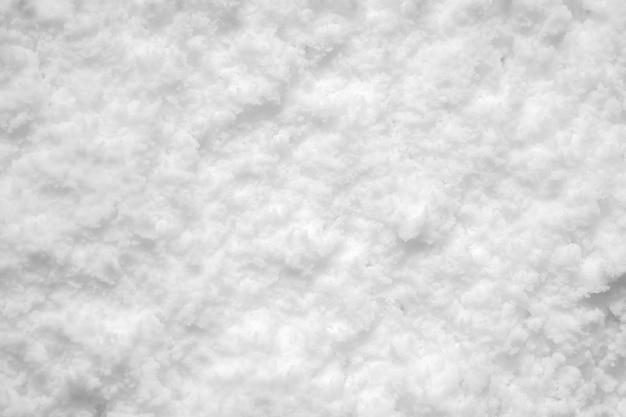 Photo white snow texture background high angle view