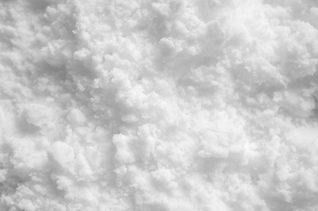 Фото Белый снежный фон с высоким углом обзора