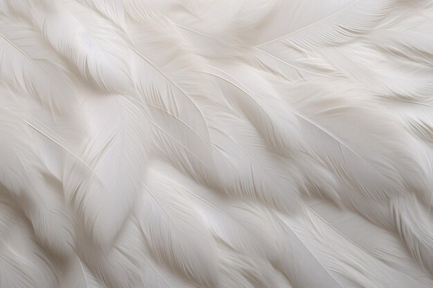 White Soft Feathers Background White Fluffy feathers pattern Beautiful feathers background feathers wallpaper bird feathers pattern AI Generative