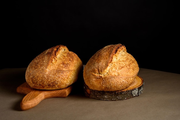 White sourdough breads