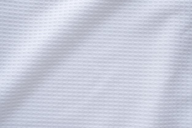 Photo white sports clothing fabric football shirt jersey texture abstract background