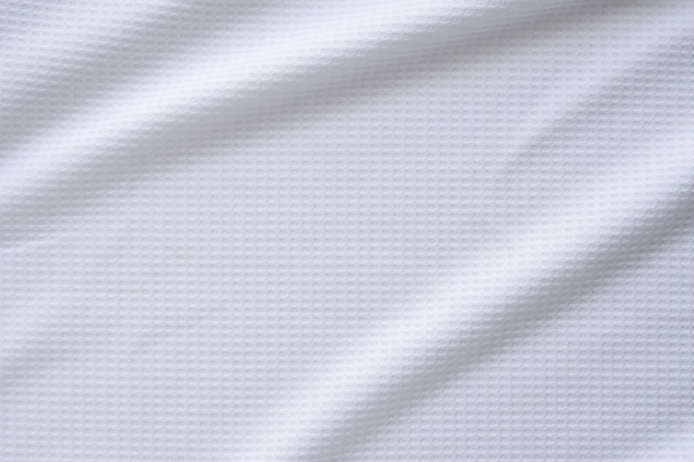 Photo white sports clothing fabric football shirt jersey texture abstract background