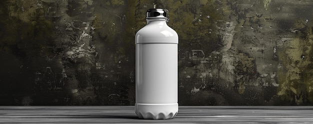 Photo white sports water bottle hd 8k wallpaper stock photographic image