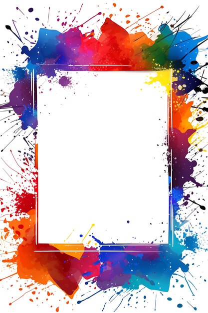 a white square with a frame that says  the word  on it