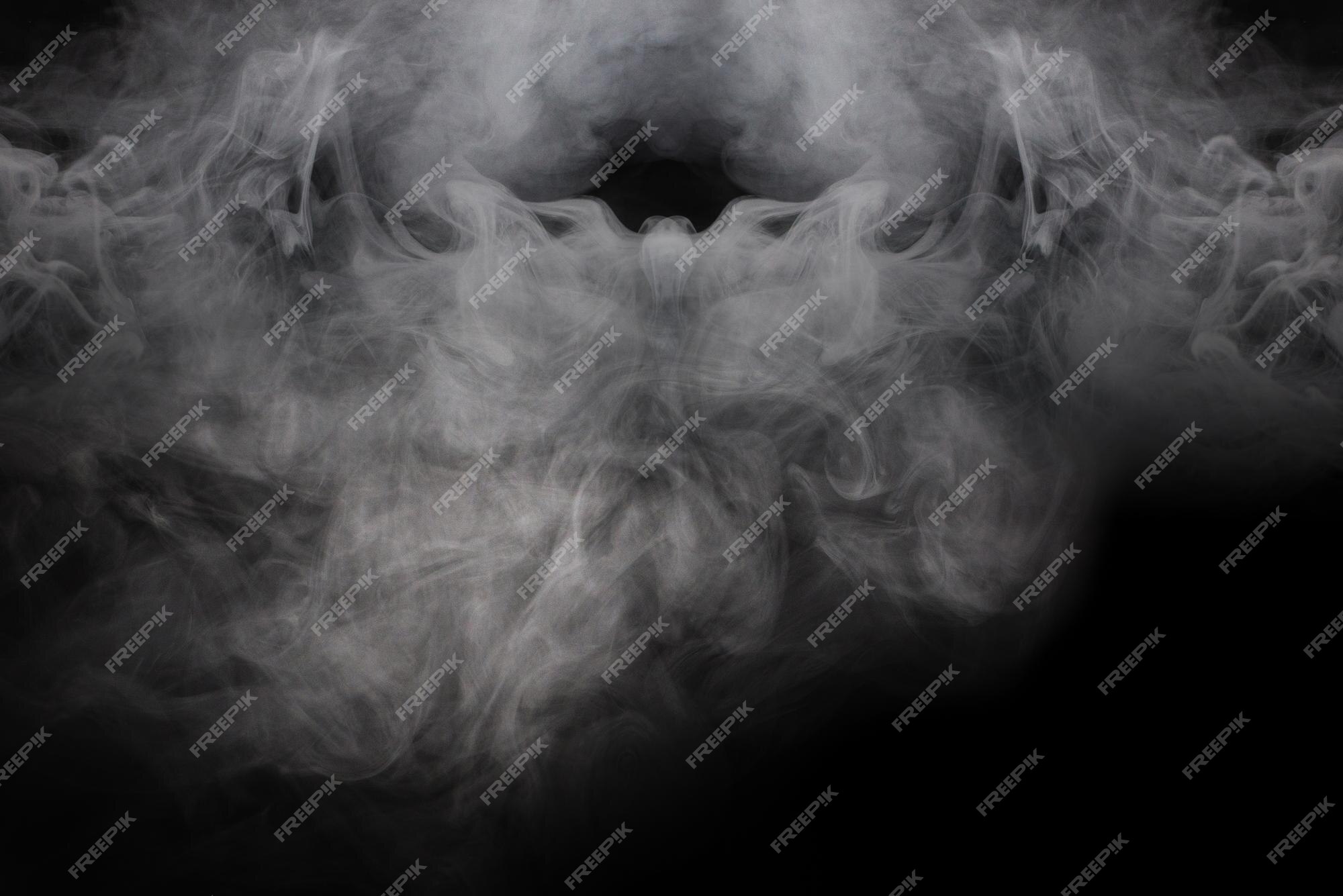 Premium Photo  Texture of steam on a black background